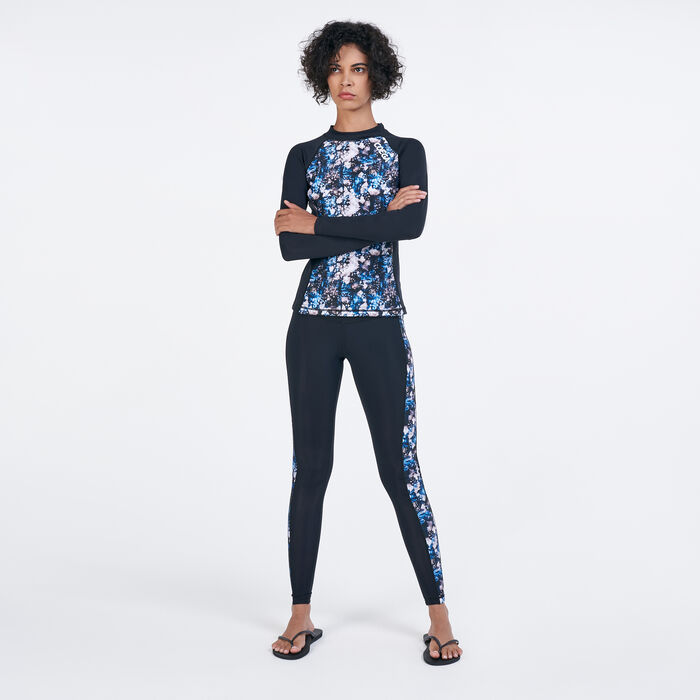 COEGA Women's Swimming Leggings Black COEGA Women's Swimming Leggings Black image number 2