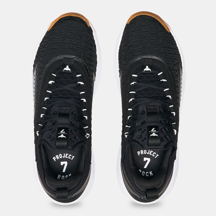 Under Armour Men's Project Rock 7 Training Shoes Black Under Armour Men's Project Rock 7 Training Shoes Black image number 4