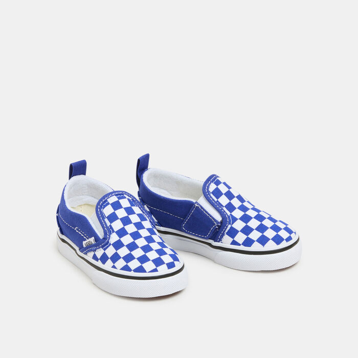 Vans Kids' Slip-On Velcro Unisex Shoes (Baby and Toddler) Multi image number 1