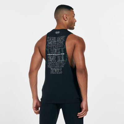 Under Armour Men's Project Rock Same Game Tank Top Black