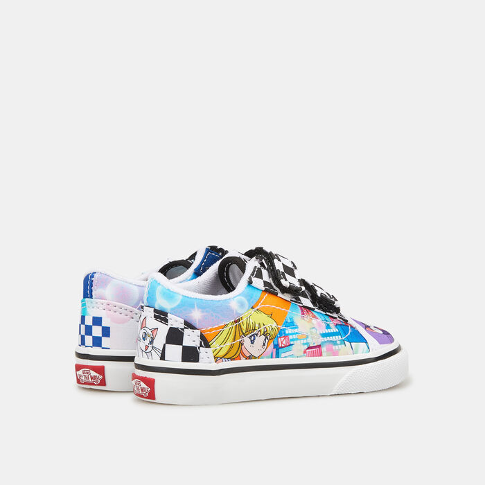 Vans Kids' x Pretty Guardian Sailor Moon Patchwork Old Skool Shoe (Toddler) Blue image number 2