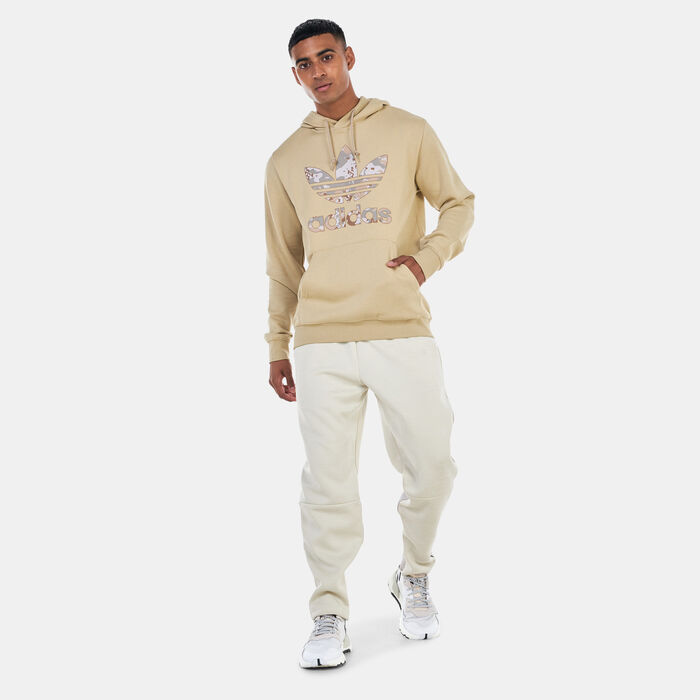 adidas Originals Men's Graphic Camo Infill Hoodie Beige adidas Originals Men's Graphic Camo Infill Hoodie Beige image number 2