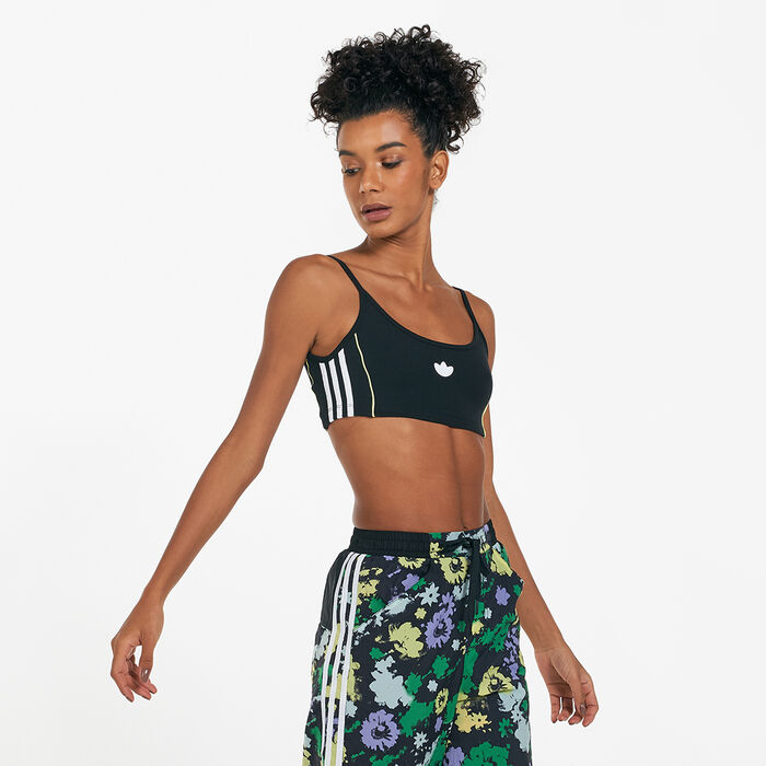 adidas Women's Piping Sports Bra Black image number 0