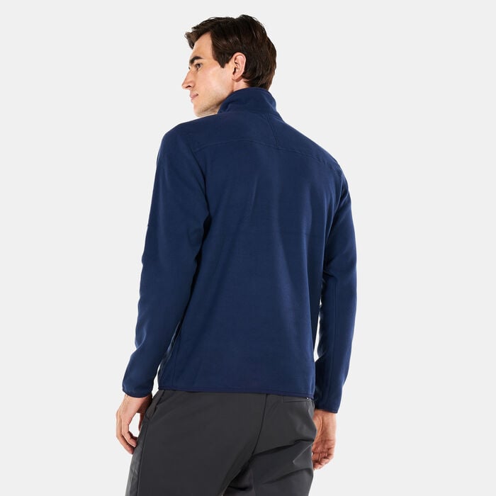 The North Face Men's 100 Glacier Sweatshirt Blue The North Face Men's 100 Glacier Sweatshirt Blue image number 1