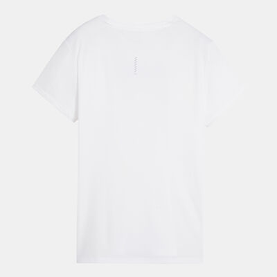 PUMA Women's RUN FAVOURITE Graphic T-Shirt White