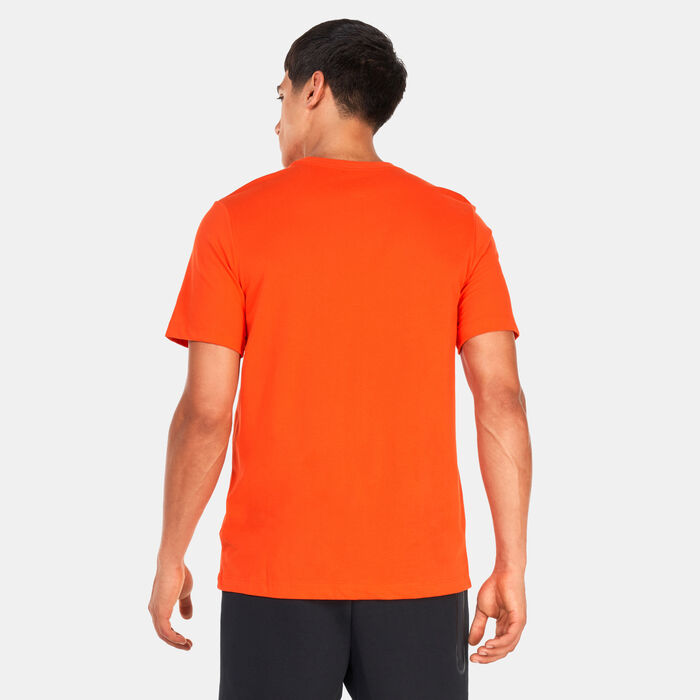 Nike Men's Dri-FIT Training T-Shirt Orange image number 1