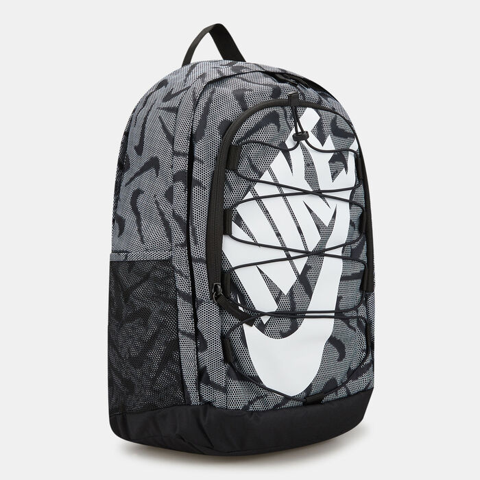 Nike Lenti Swoosh Print Hayward Backpack Grey image number 2
