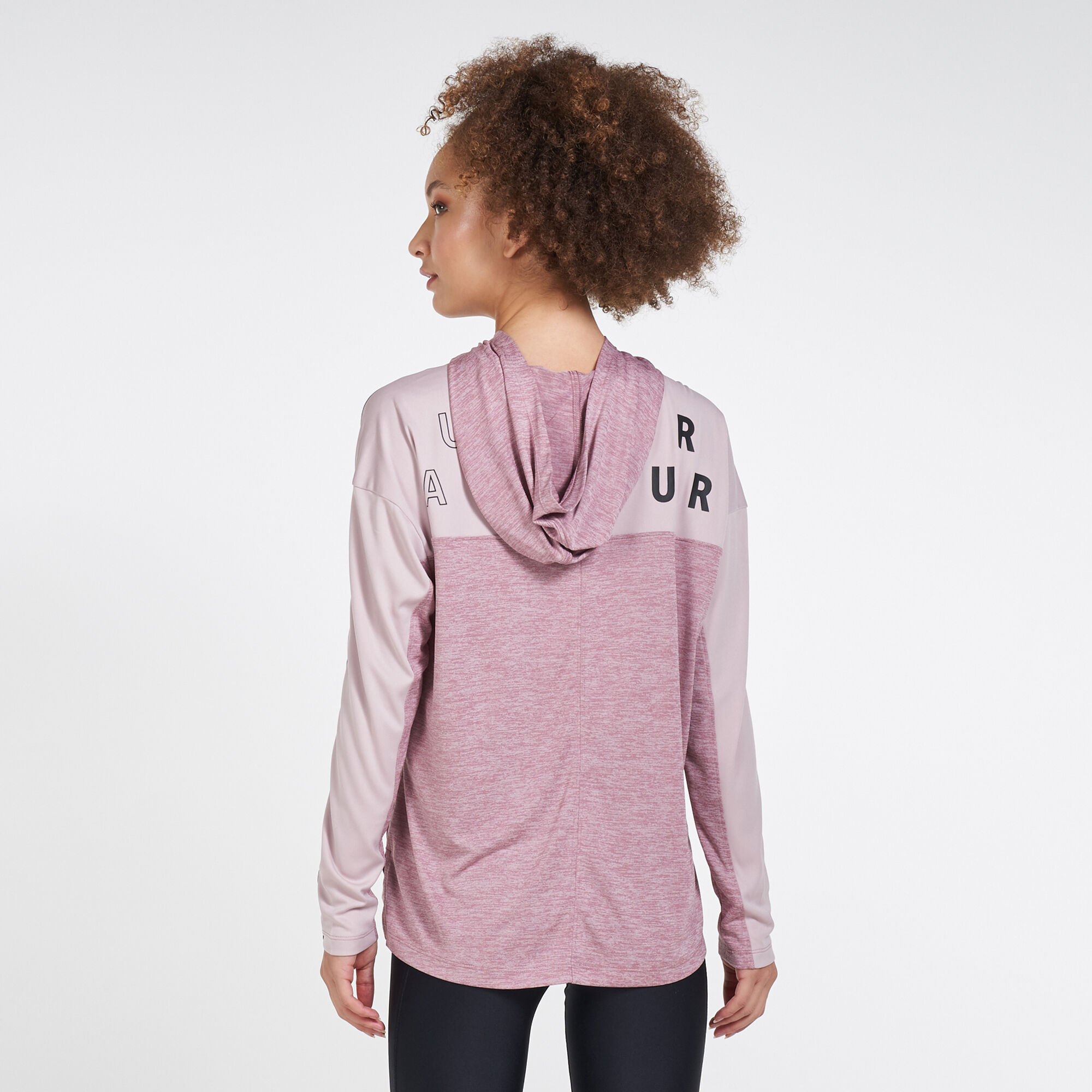 Women s UA Tech Twist Graphic Hoodie Purple Under Armour in Qatar SSS
