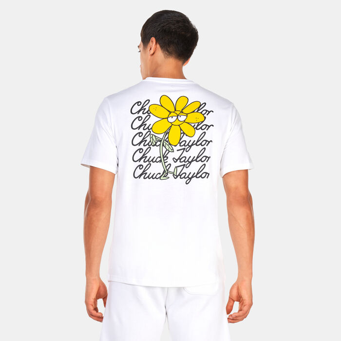 Converse Script Star Essential Seasonal Grow T-Shirt White Converse Script Star Essential Seasonal Grow T-Shirt White image number 1