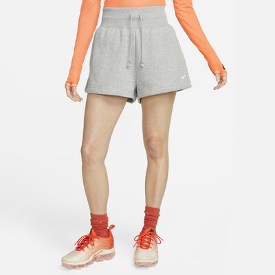 Nike Women's Sportswear Phoenix Fleece High-Waisted Shorts Grey Nike Women's Sportswear Phoenix Fleece High-Waisted Shorts Grey
