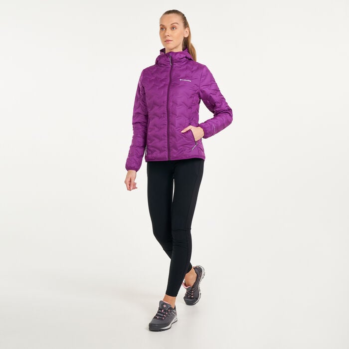 Columbia Women's Delta Ridge™ Down Hooded Jacket Purple Columbia Women's Delta Ridge™ Down Hooded Jacket Purple image number 2