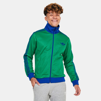 adidas Originals Men's Adicolor Heritage Now Striped Track Top Green