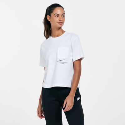 Nike Women's Sportswear Swoosh T-Shirt White