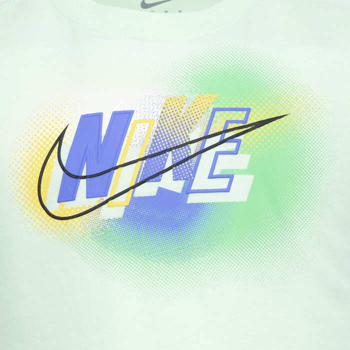 Nike Kids' Hazy Rays T-Shirt and Shorts Set Green Nike Kids' Hazy Rays T-Shirt and Shorts Set Green image number 1