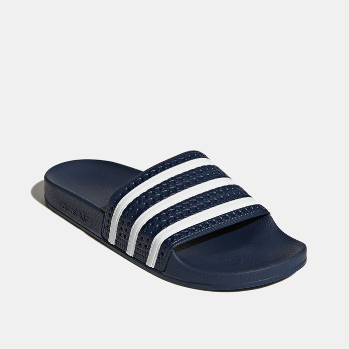 adidas Originals Men's Adilette Slides Blue adidas Originals Men's Adilette Slides Blue image number 1