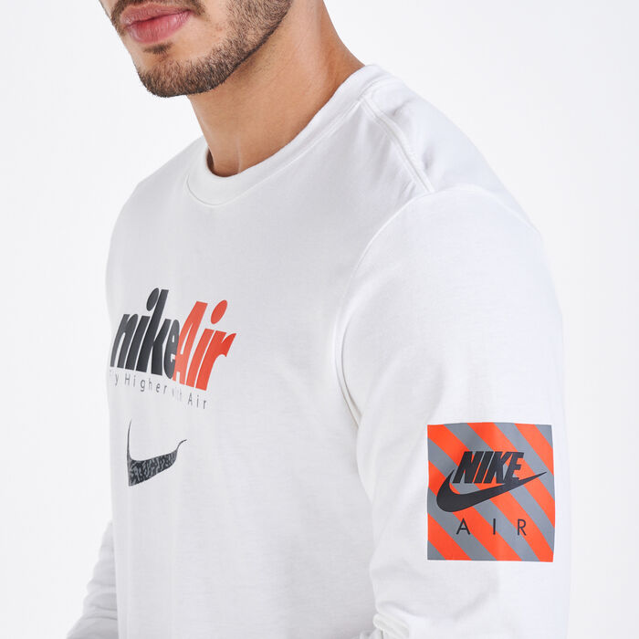 Nike Men's Sportswear Swoosh By Air T-Shirt White Nike Men's Sportswear Swoosh By Air T-Shirt White image number 3