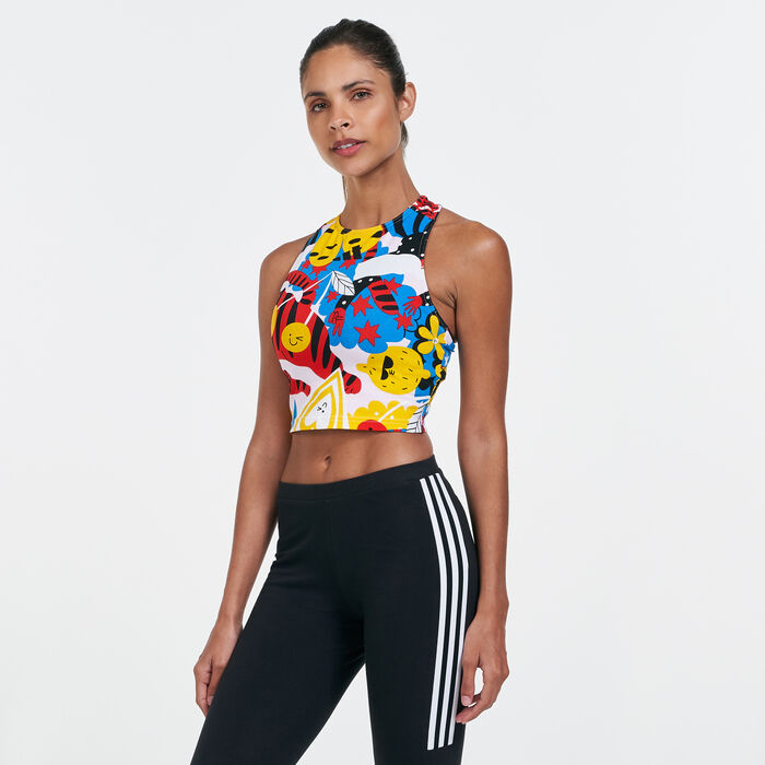 adidas Women's Sportswear Egle Crop Tank Top Multi adidas Women's Sportswear Egle Crop Tank Top Multi image number 0