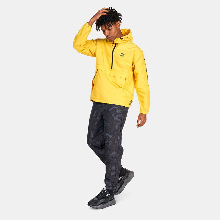 PUMA Men's x STAPLE Anorak Jacket yellow PUMA Men's x STAPLE Anorak Jacket yellow image number 2