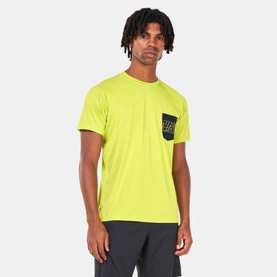 Nike Swim Men's Outline Logo Rashguard Green Nike Swim Men's Outline Logo Rashguard Green