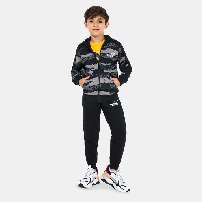 PUMA Kids' Essentials Logo Sweatpants Black PUMA Kids' Essentials Logo Sweatpants Black image number 2
