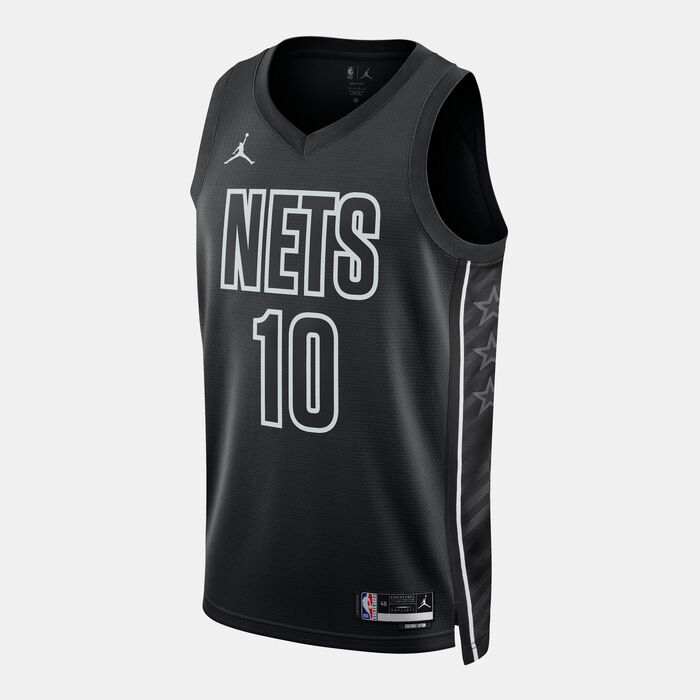 Jordan Men's Brooklyn Nets Statement Edition Tank Top - 2022/23 Black Jordan Men's Brooklyn Nets Statement Edition Tank Top - 2022/23 Black image number 1