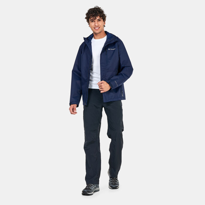 Columbia Men's Hikebound™ Rain Jacket Blue Columbia Men's Hikebound™ Rain Jacket Blue image number 2