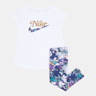 Nike Kids' Tunic Top and Leggings Set Black