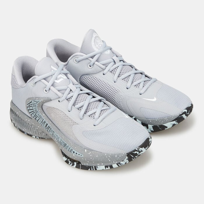 Nike Men's Zoom Freak 4 Basketball Shoe Grey Nike Men's Zoom Freak 4 Basketball Shoe Grey image number 2