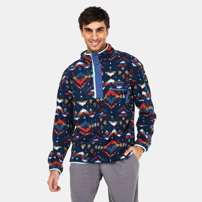 Columbia Men's Helvetia™ Half Snap Fleece Sweatshirt Blue Columbia Men's Helvetia™ Half Snap Fleece Sweatshirt Blue image number 0