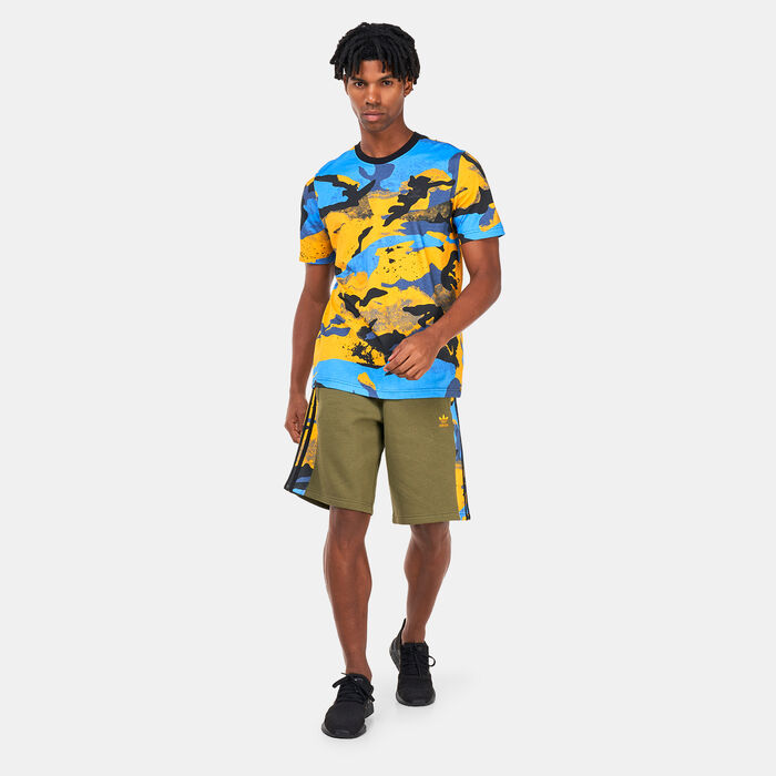 adidas Originals Men's Camo Series Allover Print T-Shirt yellow adidas Originals Men's Camo Series Allover Print T-Shirt yellow image number 2