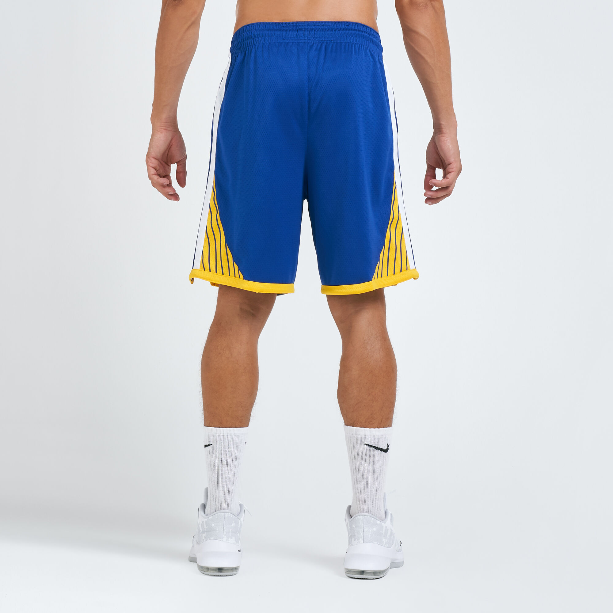 Men s NBA Golden State Warriors Swingman Road Shorts Blue Nike in Qatar SSS