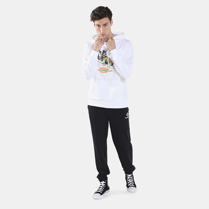 Converse Men's Melting Chuck Hoodie White Converse Men's Melting Chuck Hoodie White image number 2