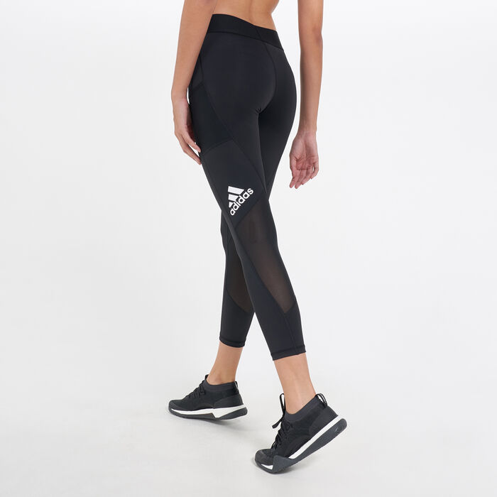 adidas Women's Training Alphaskin 7/8 Leggings Black adidas Women's Training Alphaskin 7/8 Leggings Black image number 1