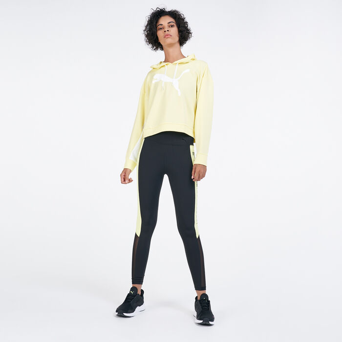 PUMA Women's Modern Sports Hoodie yellow PUMA Women's Modern Sports Hoodie yellow image number 2