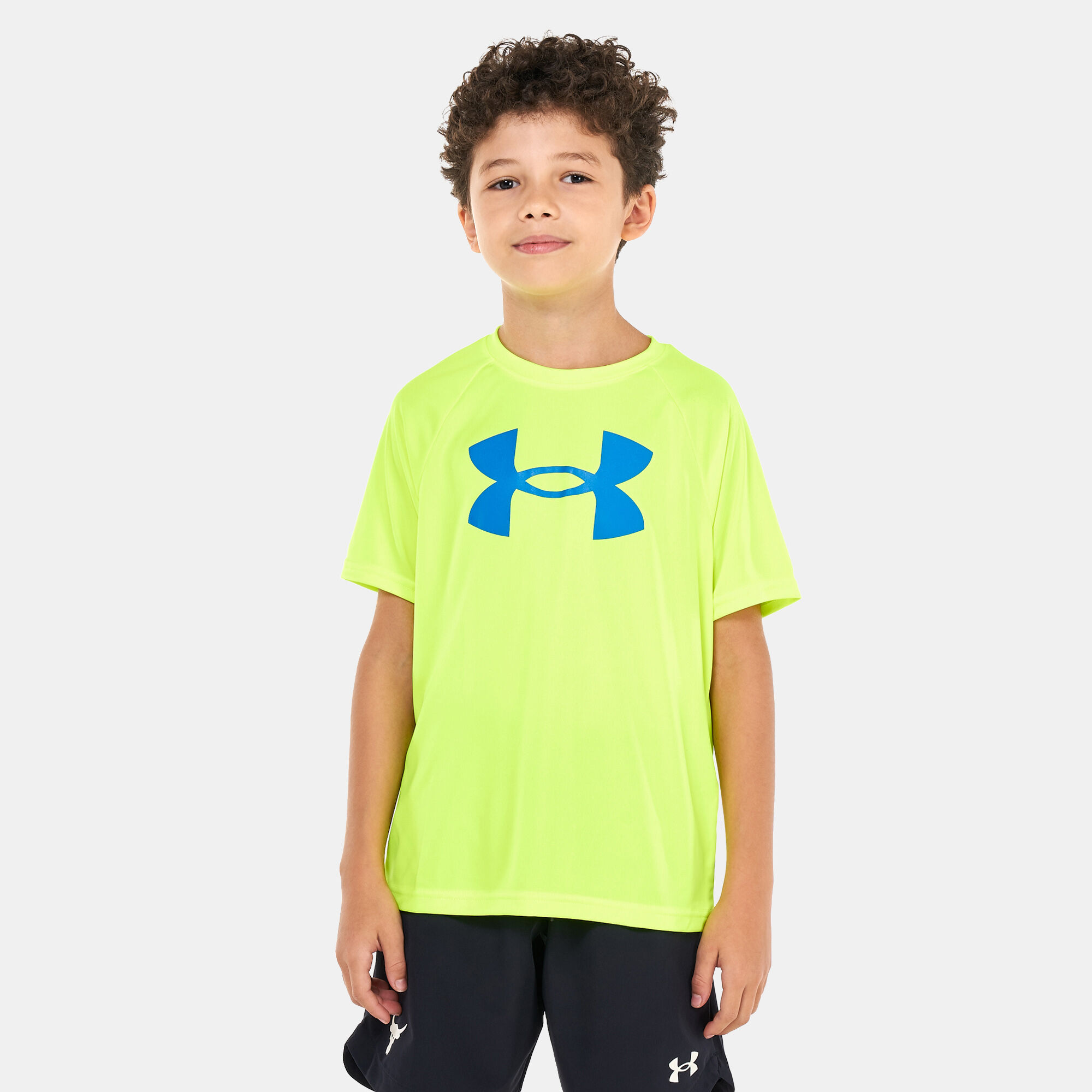 Kids' UA Tech Big Logo T-Shirt yellow Under Armour in Qatar -SSS