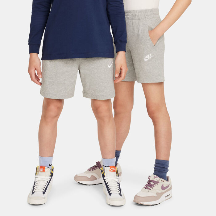 Nike Kids' Sportswear Club Knit Shorts (Older Kids) Grey Nike Kids' Sportswear Club Knit Shorts (Older Kids) Grey image number 0