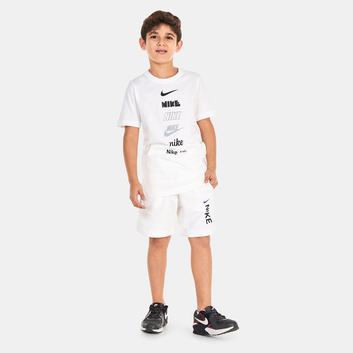 Nike Kids' Sportswear Hybrid Shorts White Nike Kids' Sportswear Hybrid Shorts White image number 2