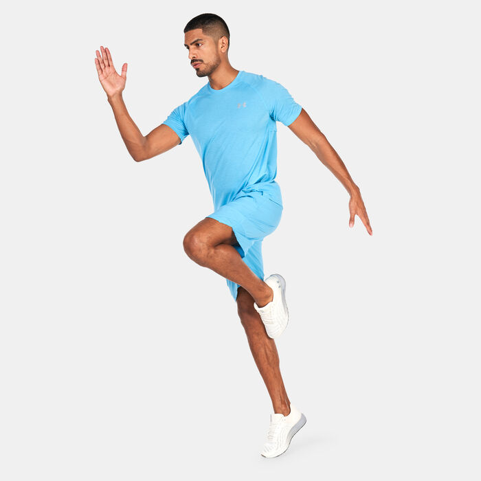 Under Armour Men's Streaker Run T-Shirt Blue Under Armour Men's Streaker Run T-Shirt Blue image number 2