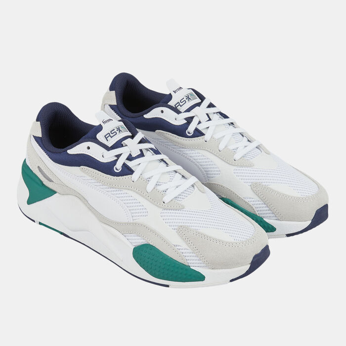 PUMA Men's RS-X³ Twill AirMesh Shoe White PUMA Men's RS-X³ Twill AirMesh Shoe White image number 3