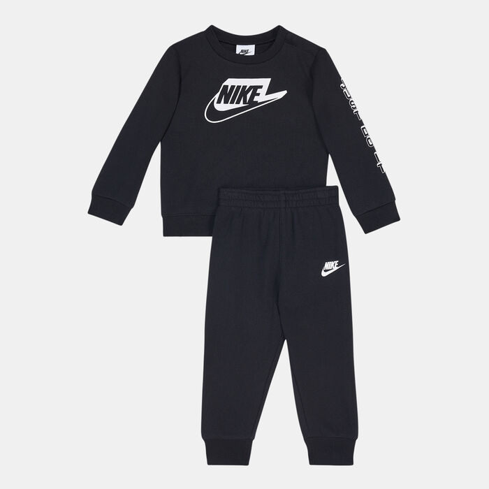 Nike Kids' Sportswear Club Fleece Sweatshirt and Sweatpants Set Black Nike Kids' Sportswear Club Fleece Sweatshirt and Sweatpants Set Black image number 0