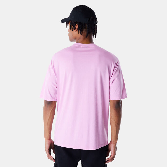 New Era Men's NBA Chicago Bulls Retro Graphic T-Shirt Pink New Era Men's NBA Chicago Bulls Retro Graphic T-Shirt Pink image number 1