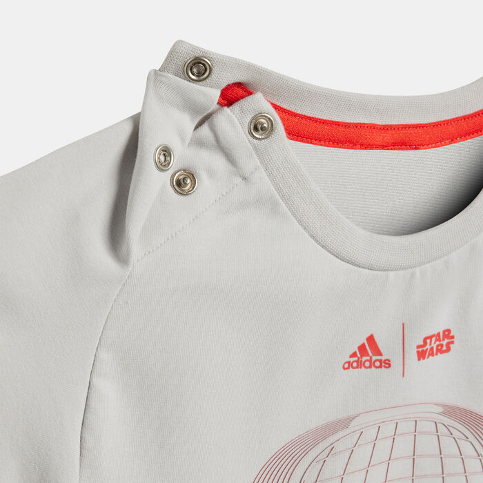 adidas Kids' Star Wars T-Shirt and Pants Set (Baby and Toddler) Grey image number 1