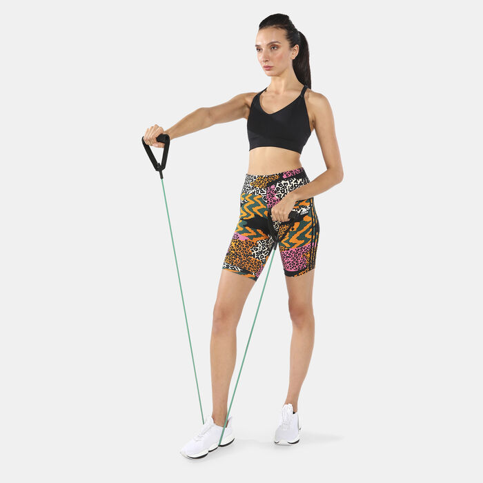 adidas Women's Farm Rio Bike Shorts Black adidas Women's Farm Rio Bike Shorts Black image number 2