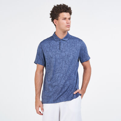 Nike Golf Men's Golf Dri-FIT ADV Tiger Woods Polo Shirt Blue