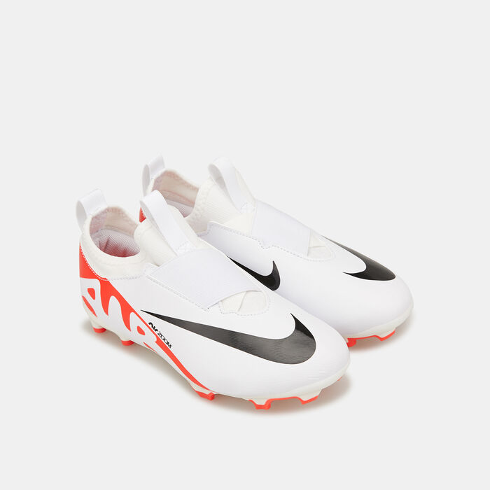 Nike Kids' Zoom Mercurial Vapor 15 Academy Multi-Ground Football Shoe (Older Kids) White image number 2