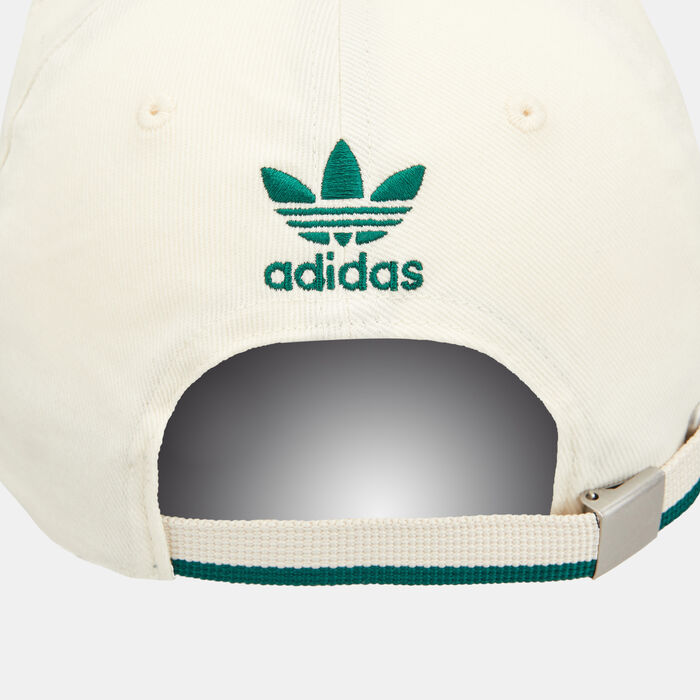 adidas Originals Low Curve Logo Cap White adidas Originals Low Curve Logo Cap White image number 1