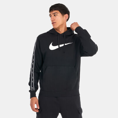 Nike Men's Sportswear Repeat Pullover Fleece Hoodie Black
