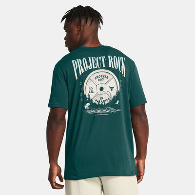 Under Armour Men's Project Rock Graphic T-Shirt Green Under Armour Men's Project Rock Graphic T-Shirt Green