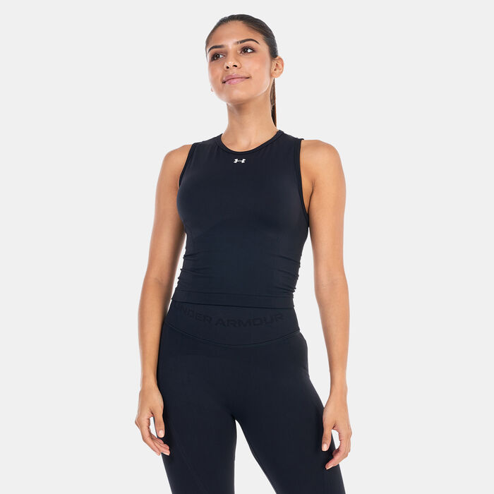 Under Armour Women's UA Train Seamless Tank Top Black image number 0