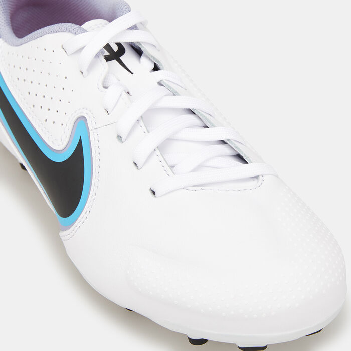 Nike Kids' Tiempo Legend 9 Academy Firm Ground Football Shoe White Nike Kids' Tiempo Legend 9 Academy Firm Ground Football Shoe White image number 5